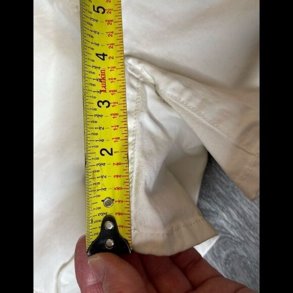 American Eagle Outfitters Size 0 AEO white Hi rise Shortie Stretch Shorts - Picture 6 of 11